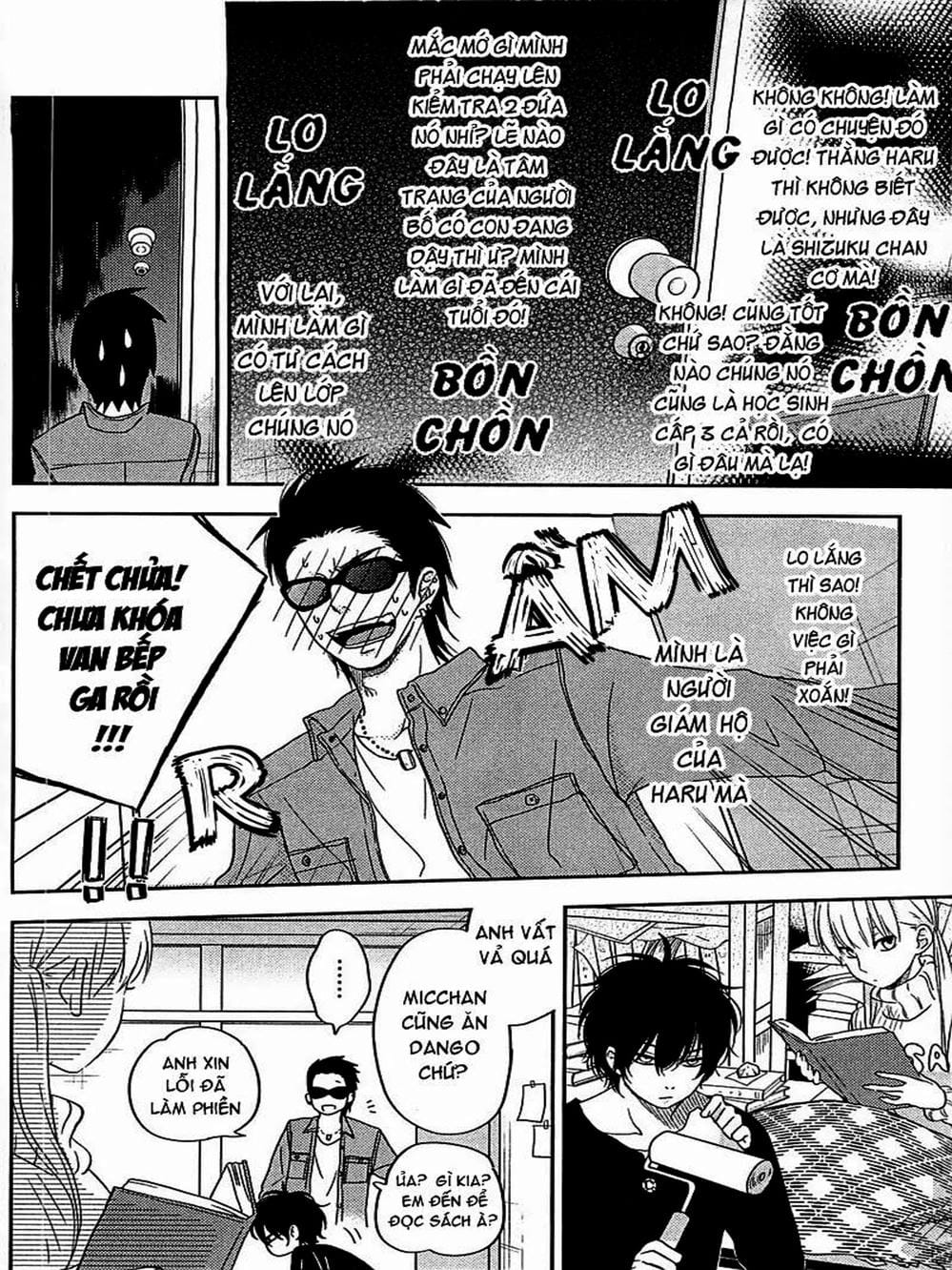 Truyện Tranh Quái Vật Bàn Bên - Tonari No Kaibutsu-Kun trang 4