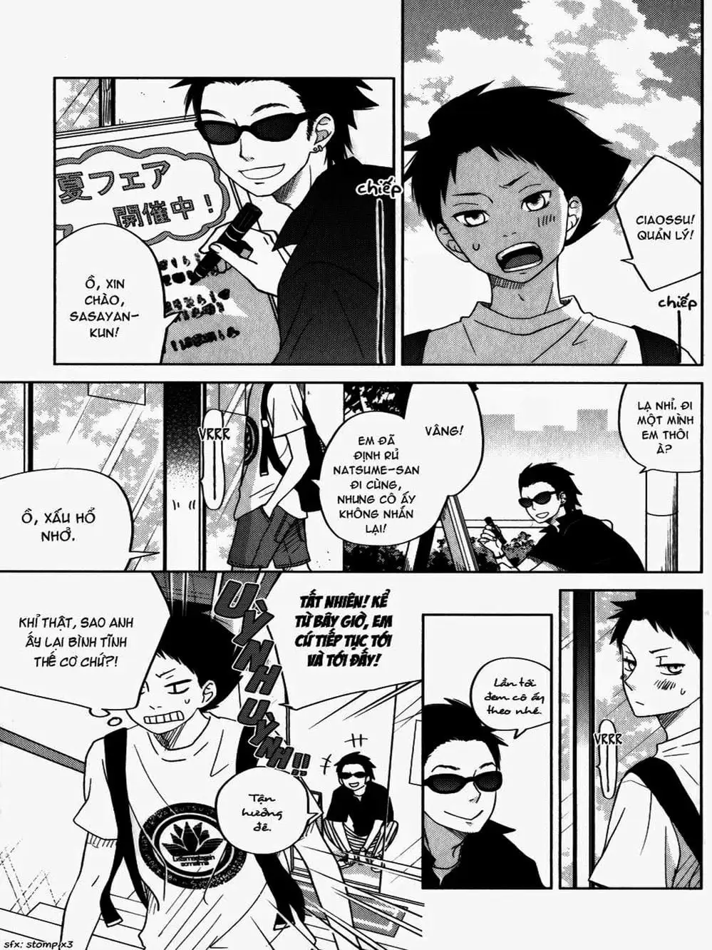 Truyện Tranh Quái Vật Bàn Bên - Tonari No Kaibutsu-Kun trang 4