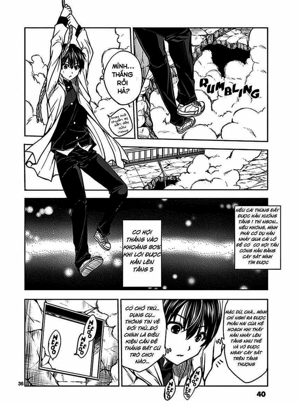 Truyện Tranh Trò Chơi Sinh Tồn - Deatte 5 Byou De Battle trang 3