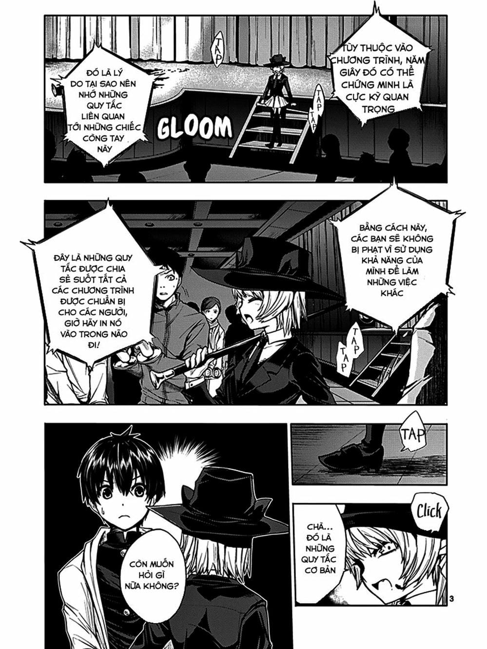 Truyện Tranh Trò Chơi Sinh Tồn - Deatte 5 Byou De Battle trang 3