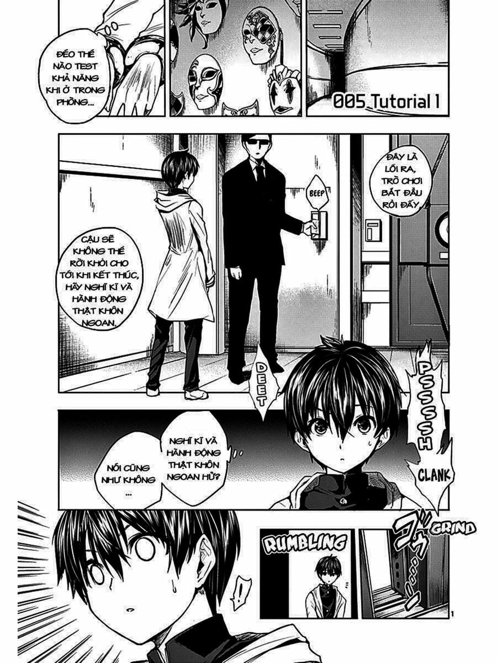 Truyện Tranh Trò Chơi Sinh Tồn - Deatte 5 Byou De Battle trang 3