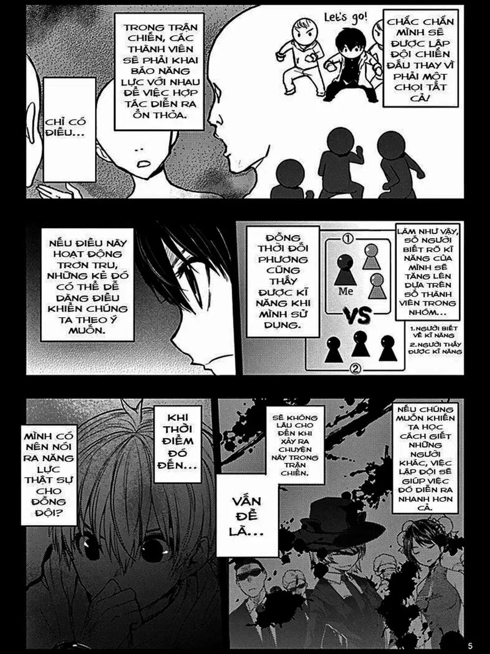Truyện Tranh Trò Chơi Sinh Tồn - Deatte 5 Byou De Battle trang 3