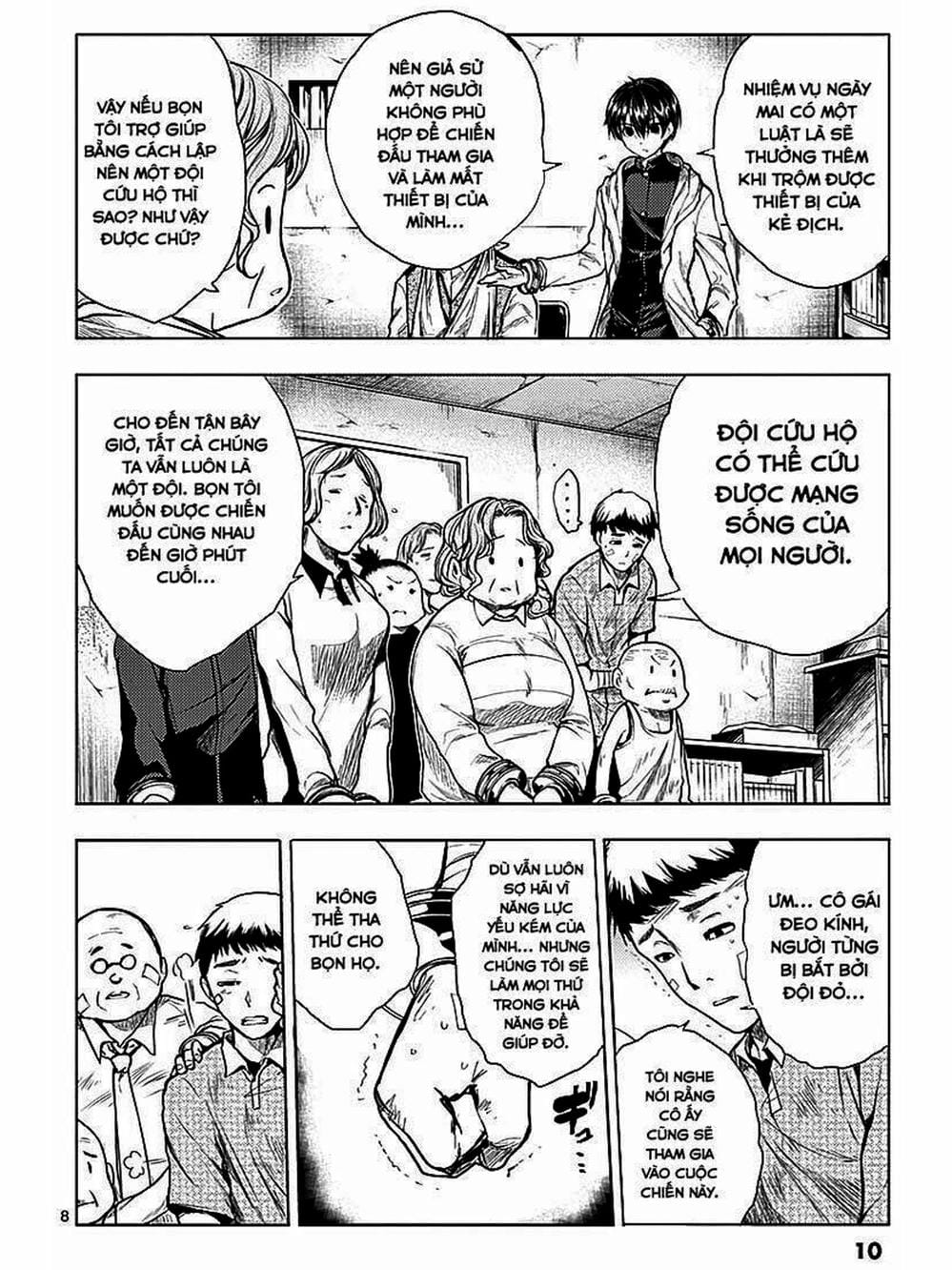 Truyện Tranh Trò Chơi Sinh Tồn - Deatte 5 Byou De Battle trang 3