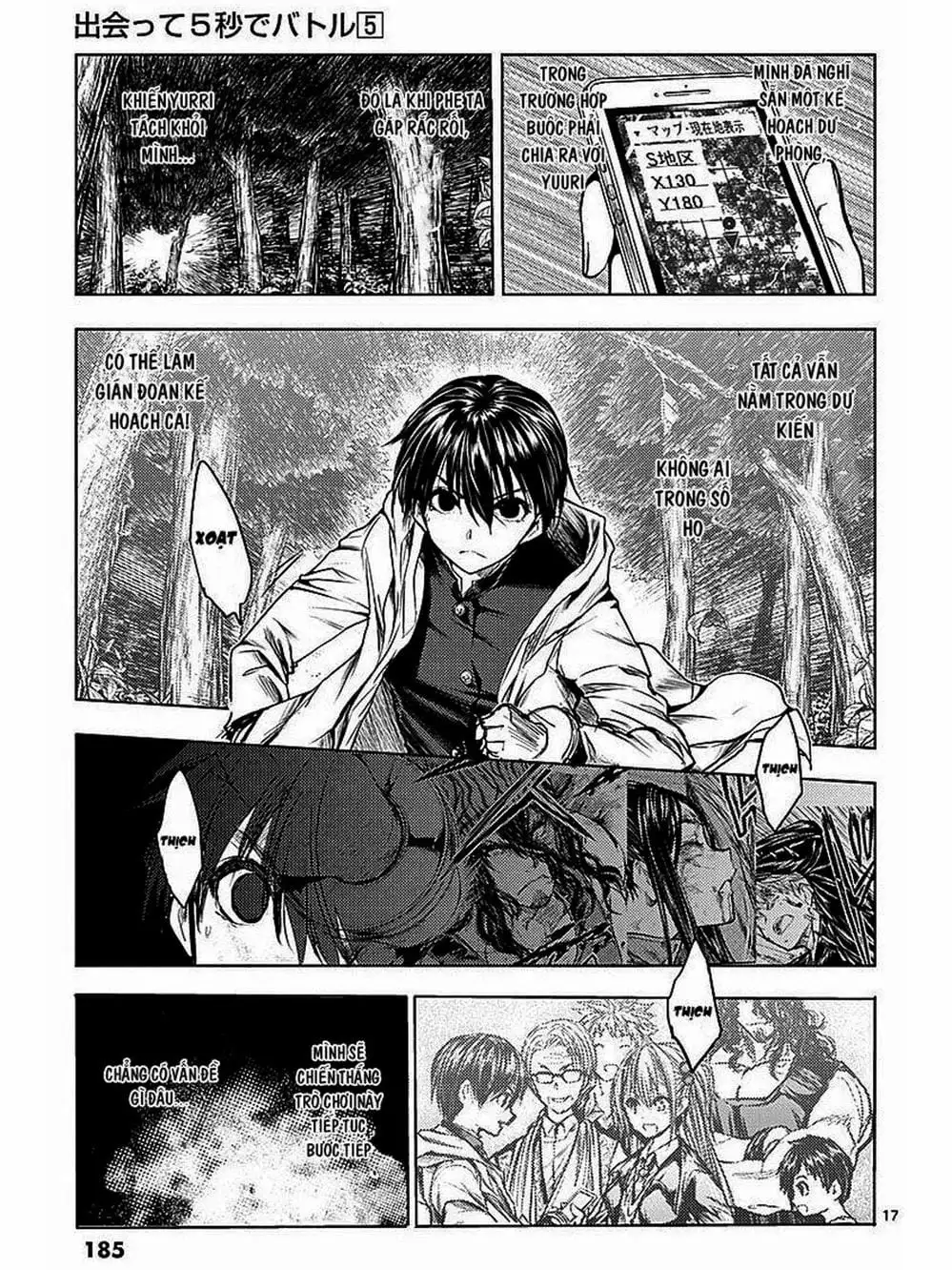 Truyện Tranh Trò Chơi Sinh Tồn - Deatte 5 Byou De Battle trang 3