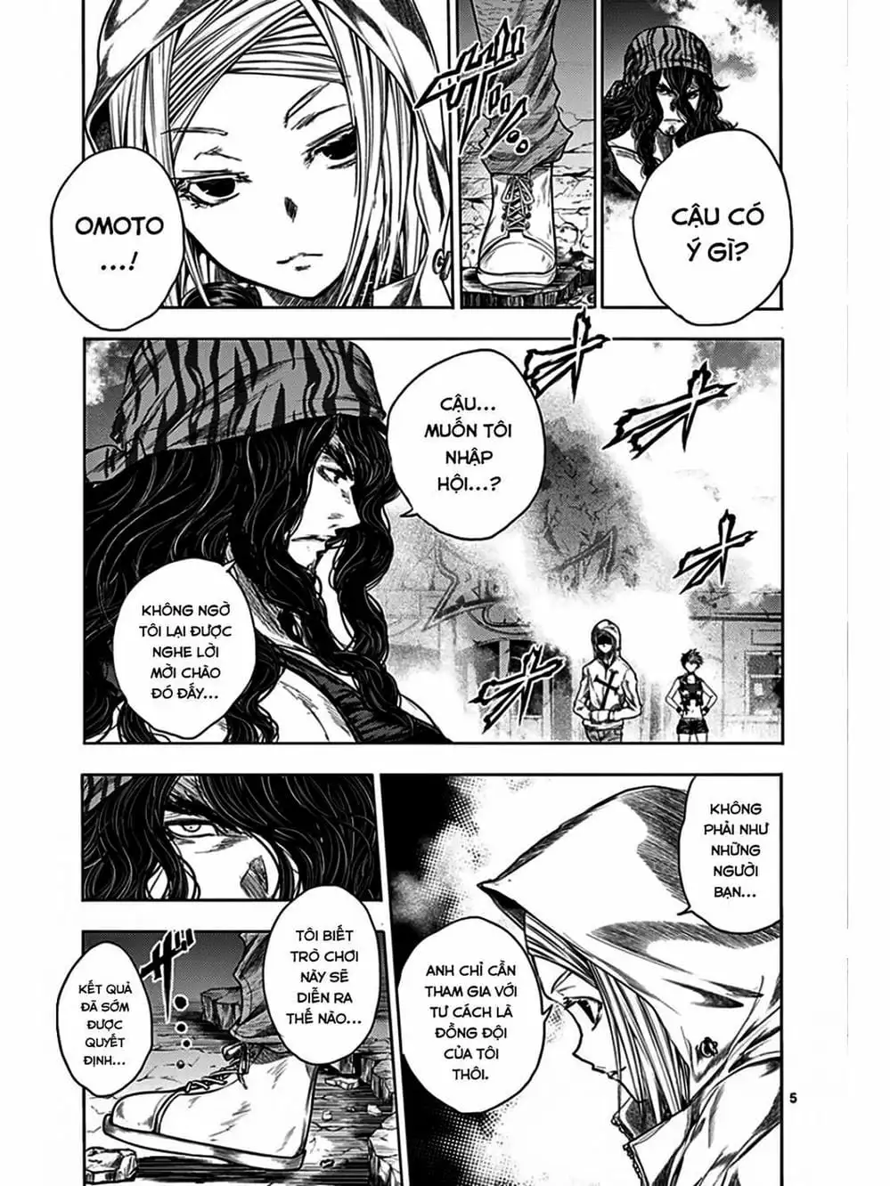 Truyện Tranh Trò Chơi Sinh Tồn - Deatte 5 Byou De Battle trang 3
