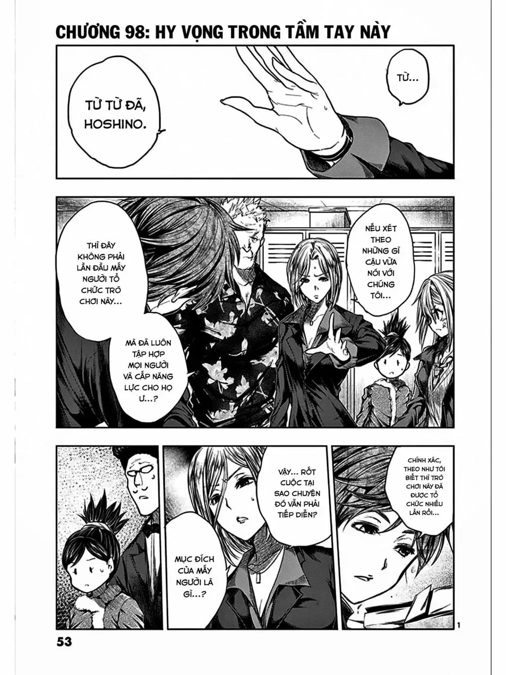 Truyện Tranh Trò Chơi Sinh Tồn - Deatte 5 Byou De Battle trang 3