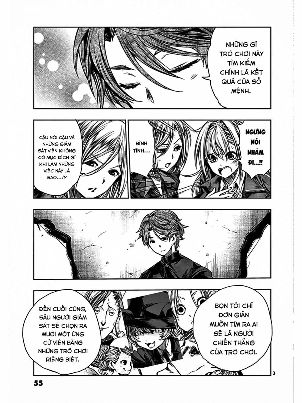 Truyện Tranh Trò Chơi Sinh Tồn - Deatte 5 Byou De Battle trang 3