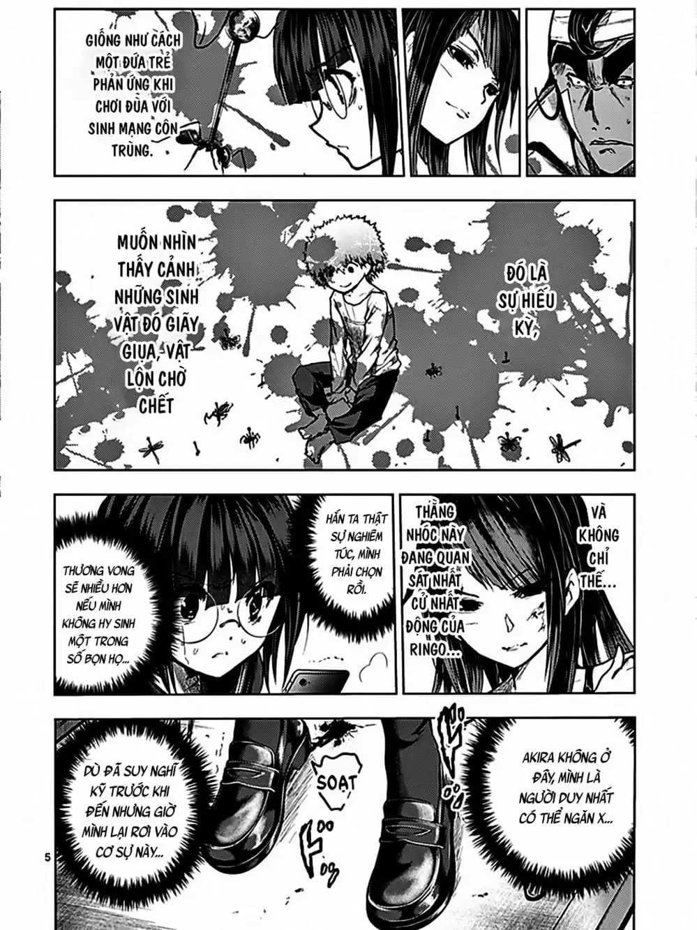 Truyện Tranh Trò Chơi Sinh Tồn - Deatte 5 Byou De Battle trang 3