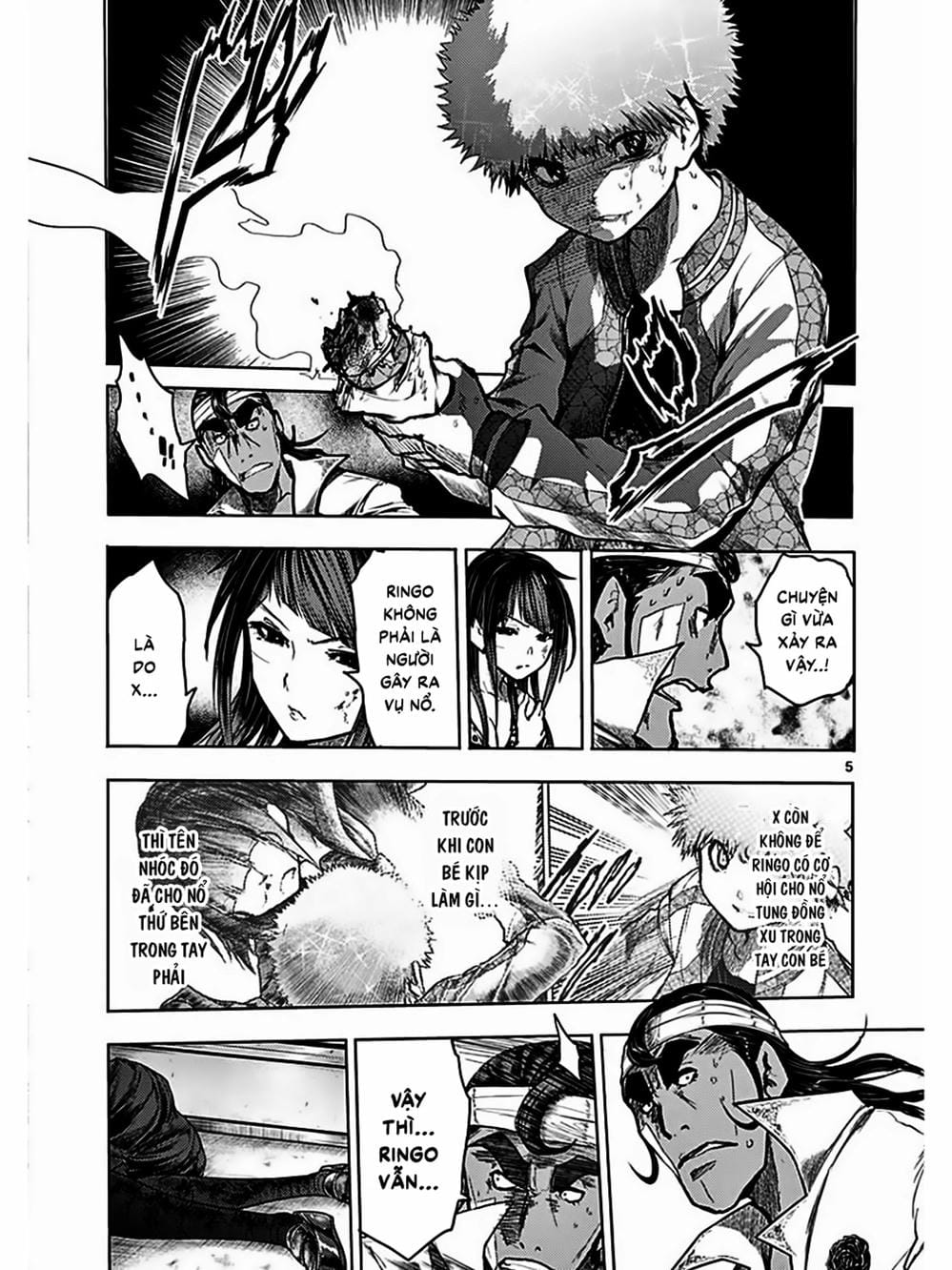 Truyện Tranh Trò Chơi Sinh Tồn - Deatte 5 Byou De Battle trang 3