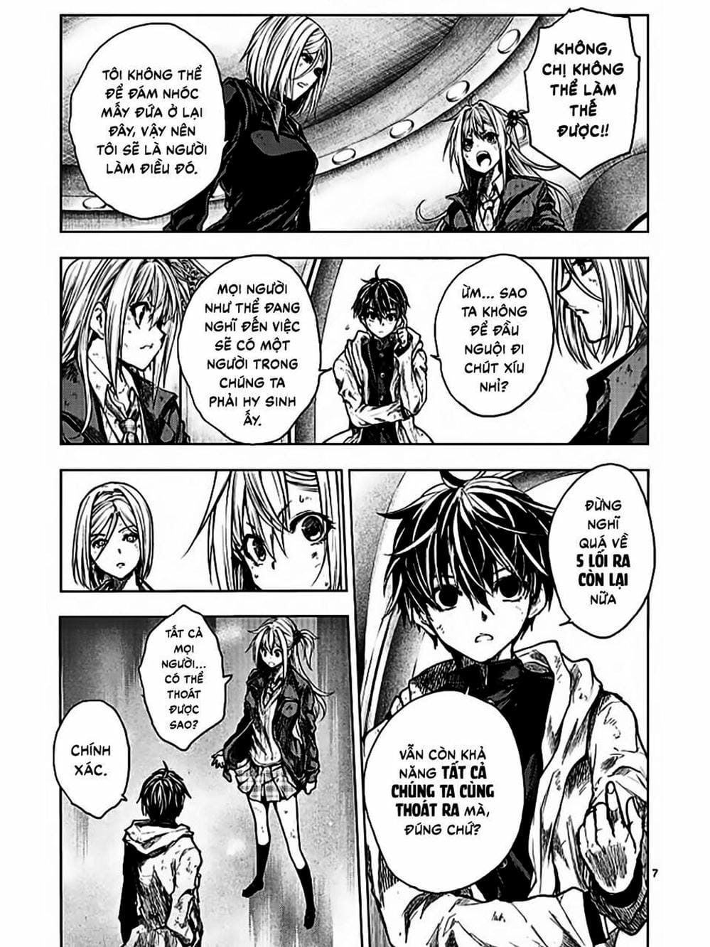 Truyện Tranh Trò Chơi Sinh Tồn - Deatte 5 Byou De Battle trang 3