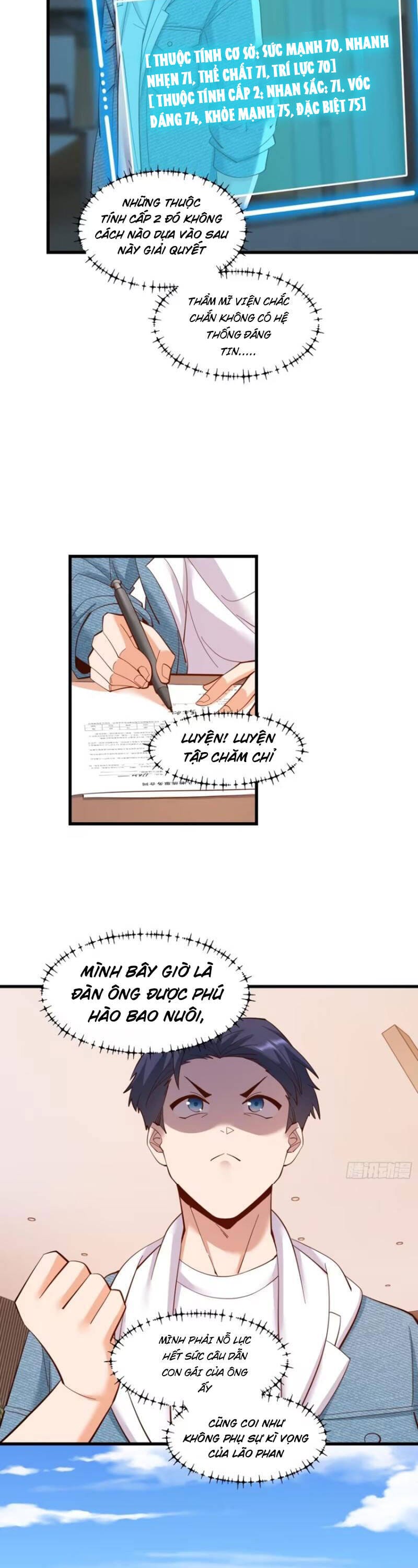 Truyện Tranh Trọng Sinh Không Làm Chạn Vương, Tôi Một Mình Nạp Game Thăng Cấp trang 4