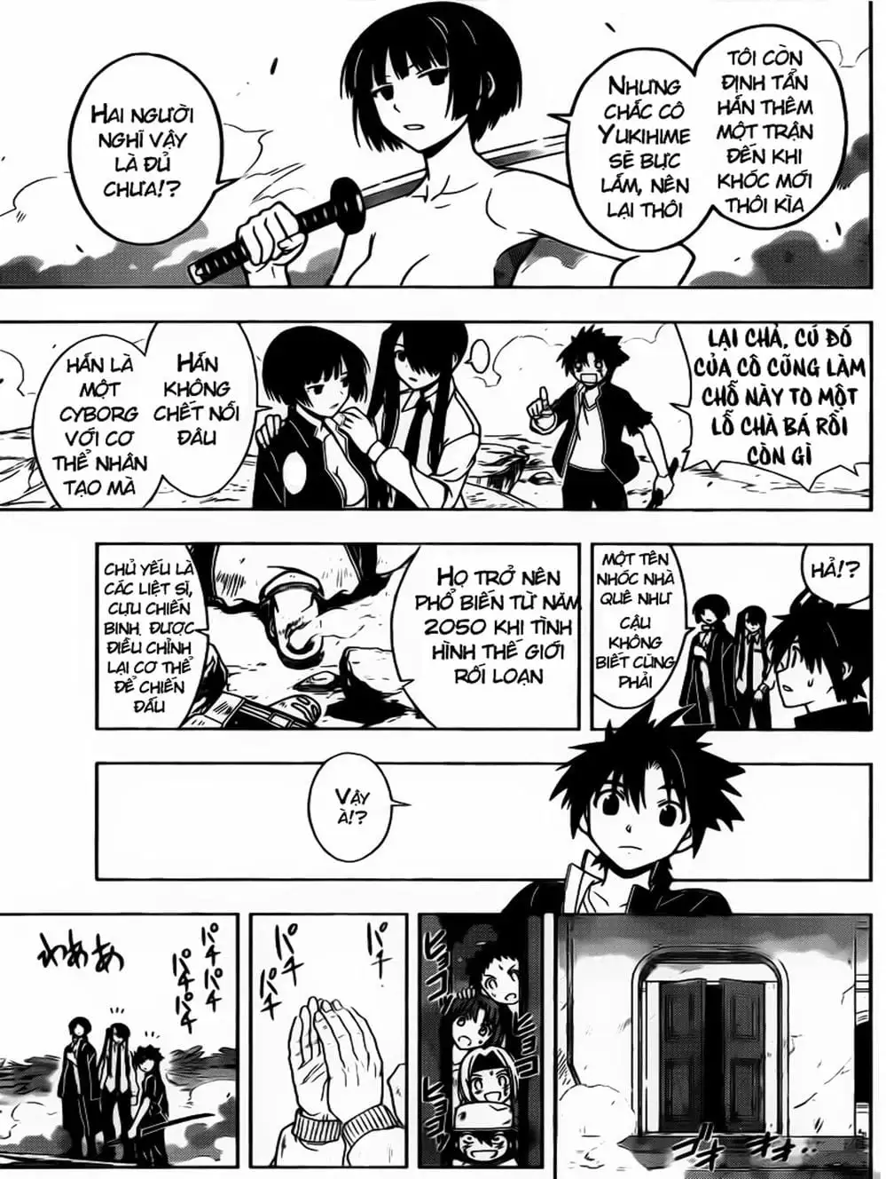 Truyện Tranh Lựa Chọn Phân Kỳ - Uq Holder! trang 9