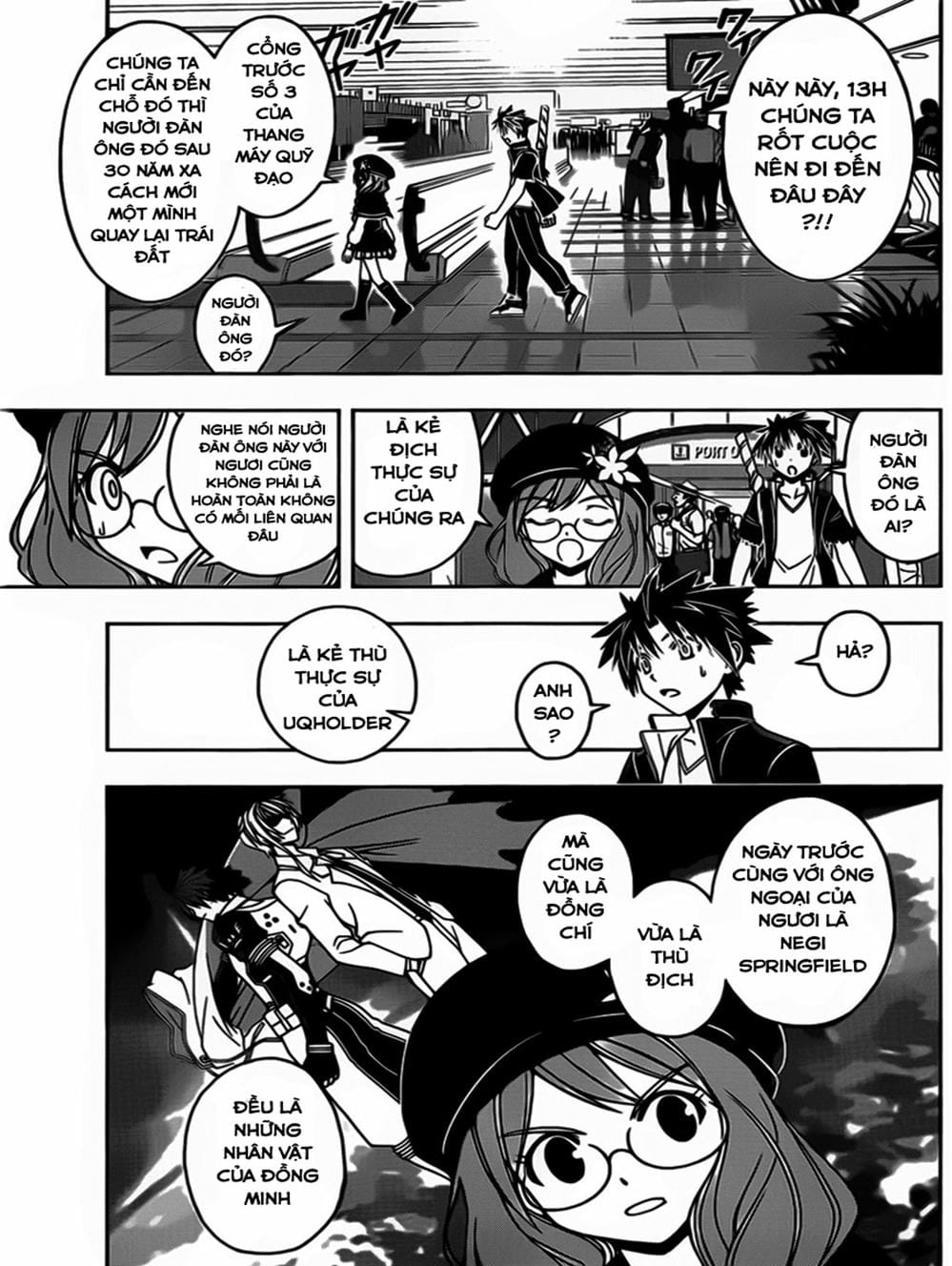 Truyện Tranh Lựa Chọn Phân Kỳ - Uq Holder! trang 9