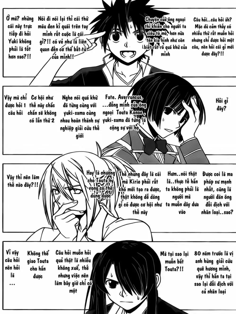 Truyện Tranh Lựa Chọn Phân Kỳ - Uq Holder! trang 9