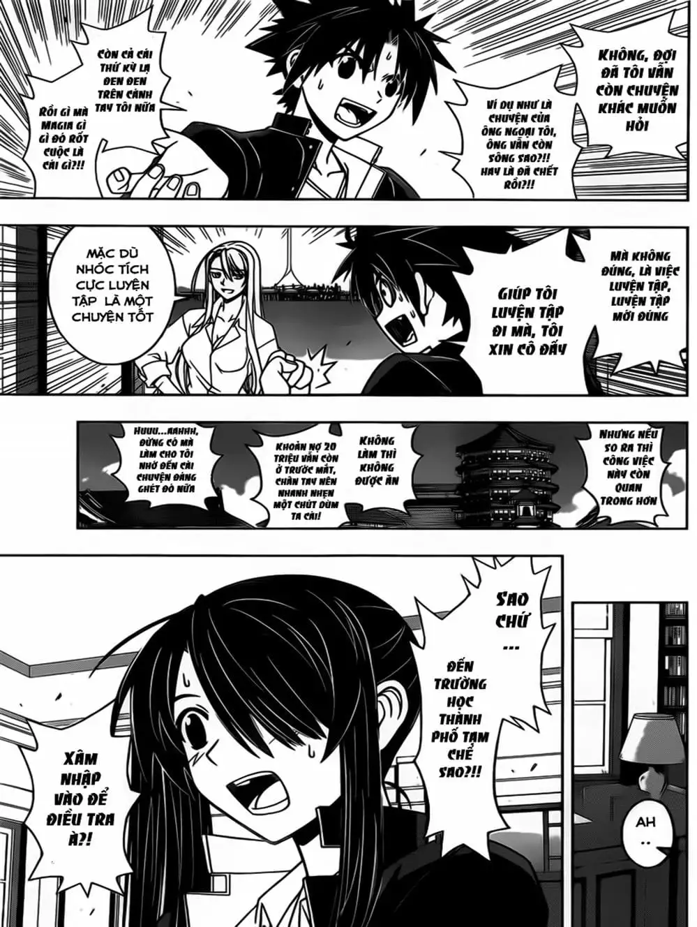 Truyện Tranh Lựa Chọn Phân Kỳ - Uq Holder! trang 9