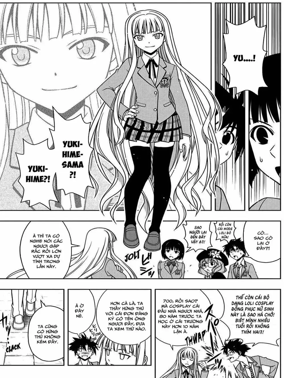 Truyện Tranh Lựa Chọn Phân Kỳ - Uq Holder! trang 9