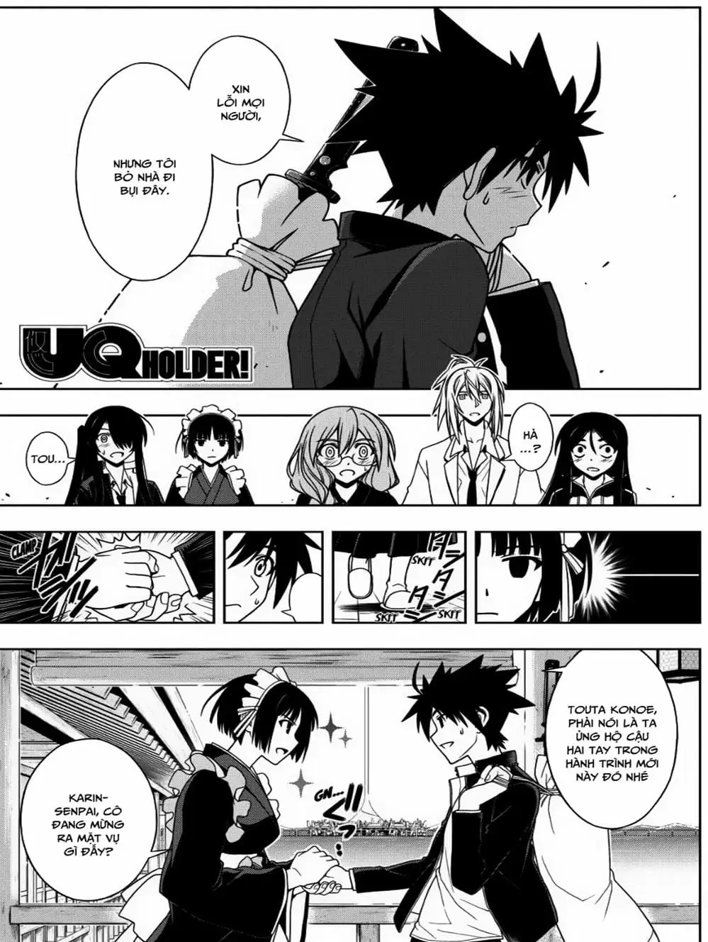 Truyện Tranh Lựa Chọn Phân Kỳ - Uq Holder! trang 9