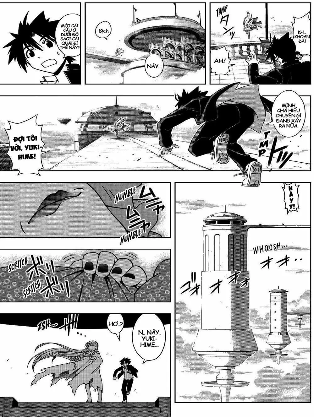 Truyện Tranh Lựa Chọn Phân Kỳ - Uq Holder! trang 9