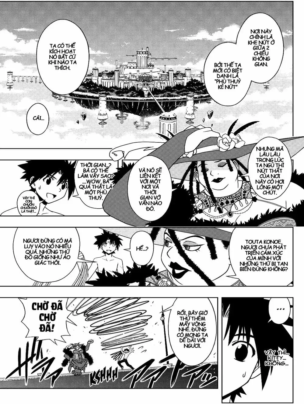 Truyện Tranh Lựa Chọn Phân Kỳ - Uq Holder! trang 9