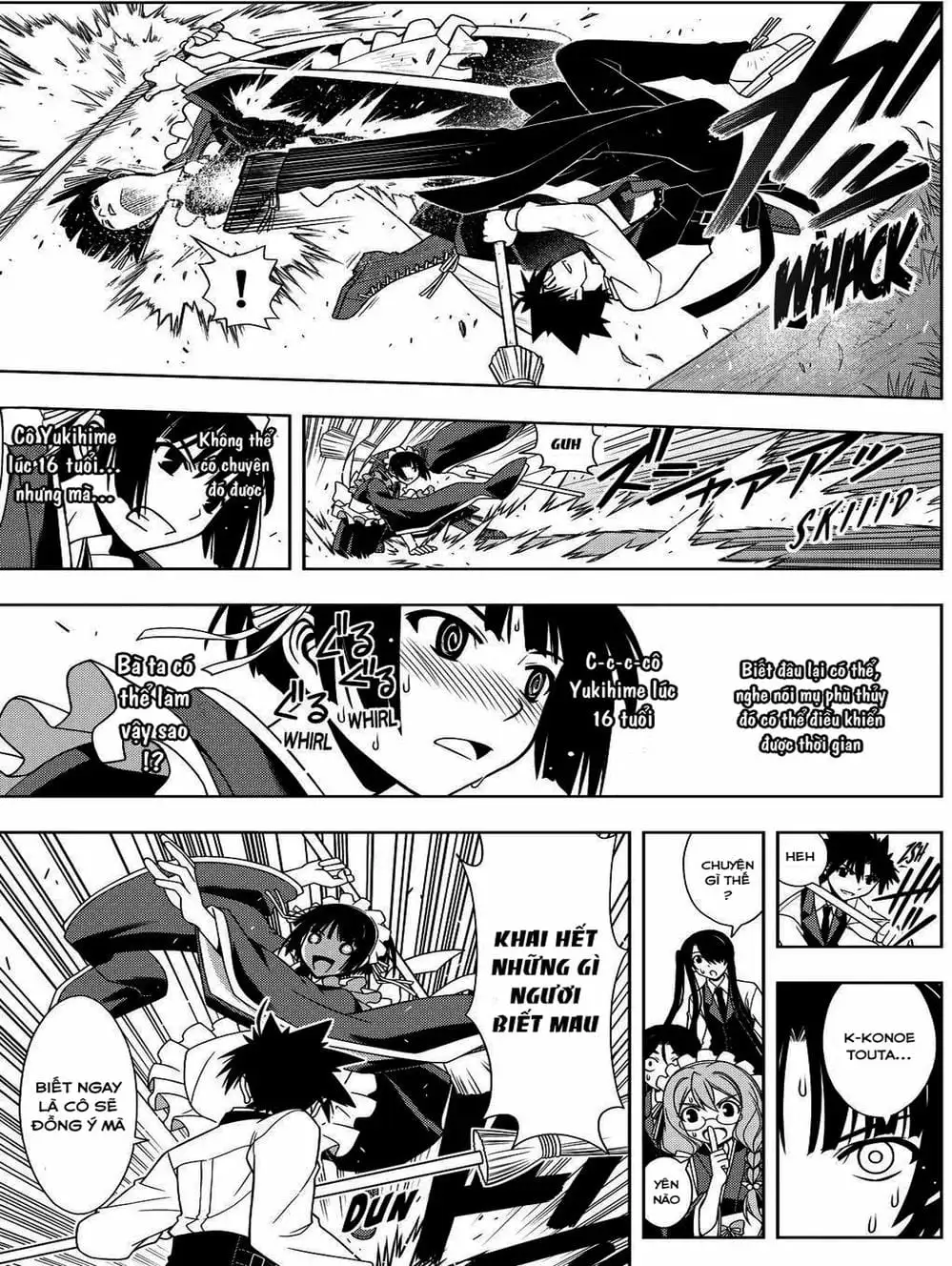 Truyện Tranh Lựa Chọn Phân Kỳ - Uq Holder! trang 9