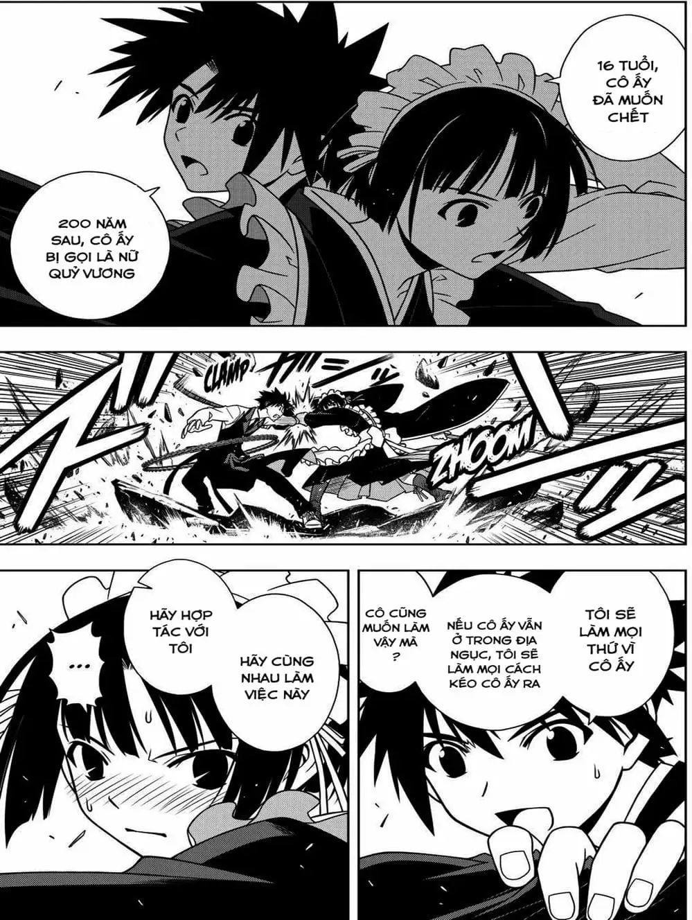 Truyện Tranh Lựa Chọn Phân Kỳ - Uq Holder! trang 9