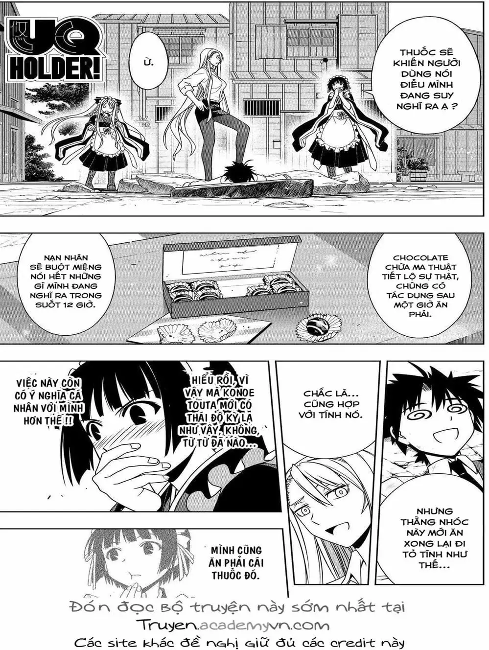 Truyện Tranh Lựa Chọn Phân Kỳ - Uq Holder! trang 9