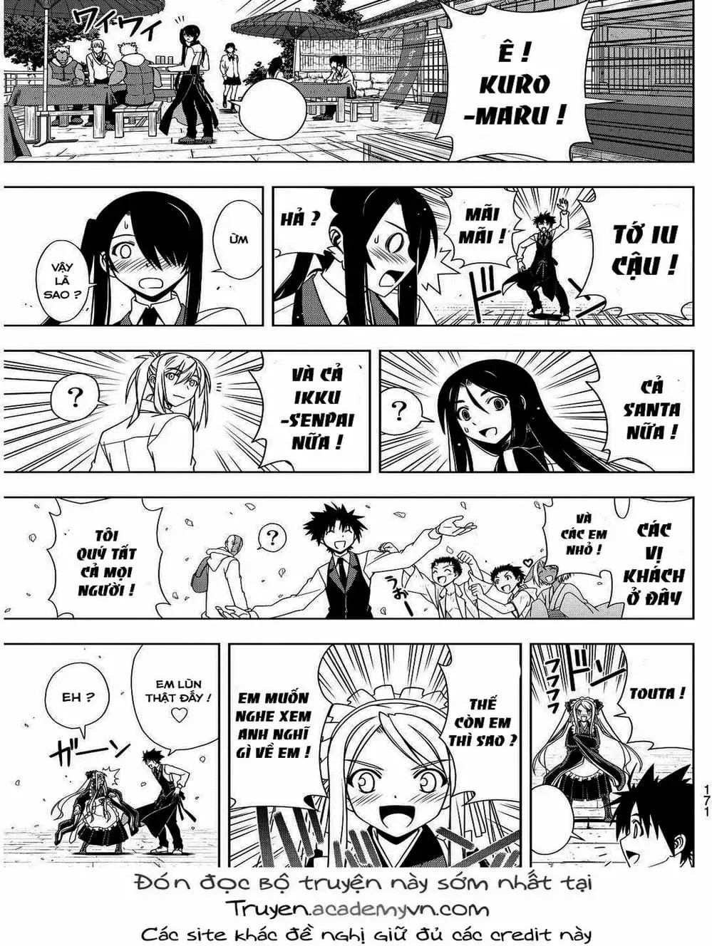 Truyện Tranh Lựa Chọn Phân Kỳ - Uq Holder! trang 9