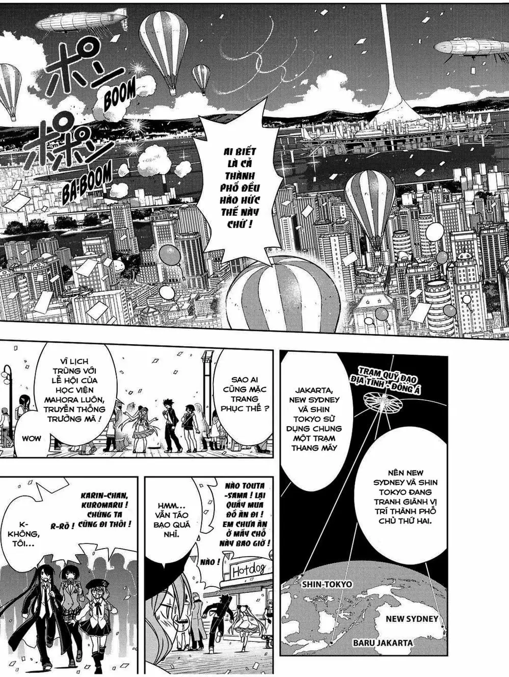 Truyện Tranh Lựa Chọn Phân Kỳ - Uq Holder! trang 9