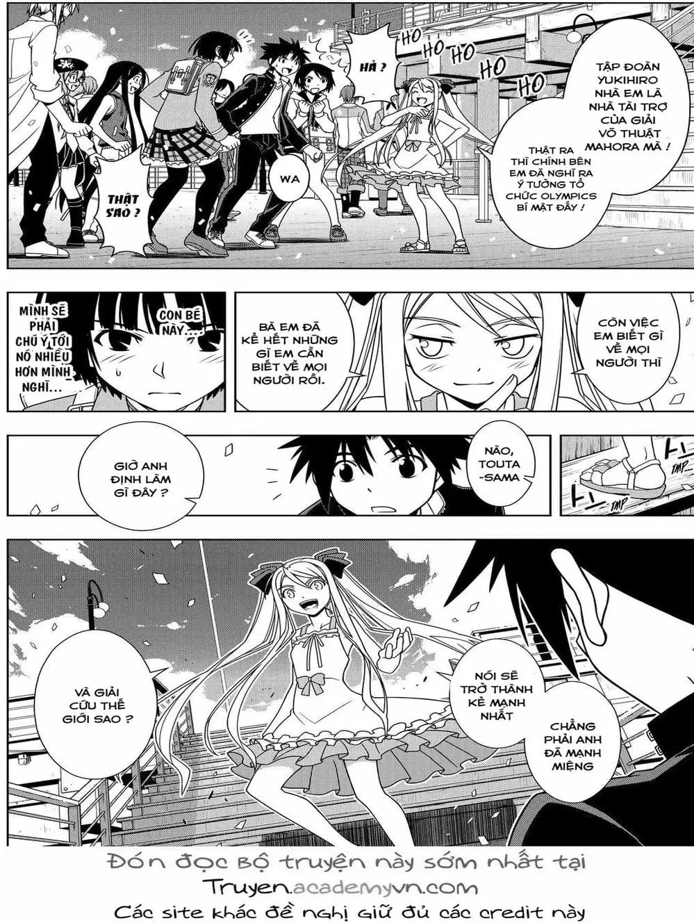 Truyện Tranh Lựa Chọn Phân Kỳ - Uq Holder! trang 9