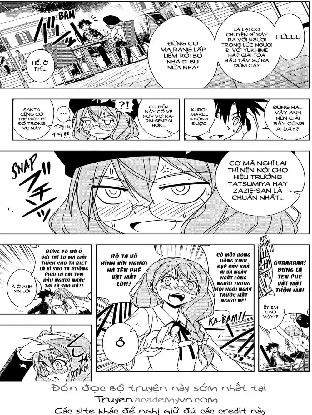 Truyện Tranh Lựa Chọn Phân Kỳ - Uq Holder! trang 9