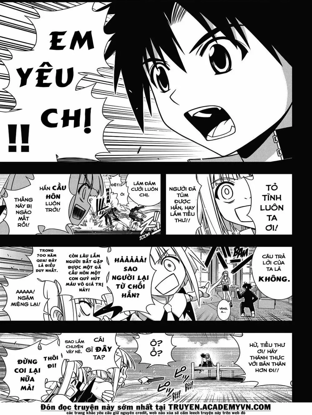 Truyện Tranh Lựa Chọn Phân Kỳ - Uq Holder! trang 9