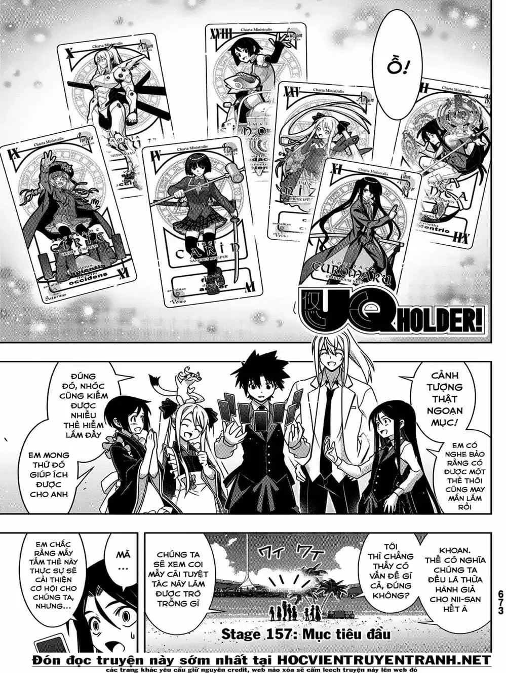 Truyện Tranh Lựa Chọn Phân Kỳ - Uq Holder! trang 9