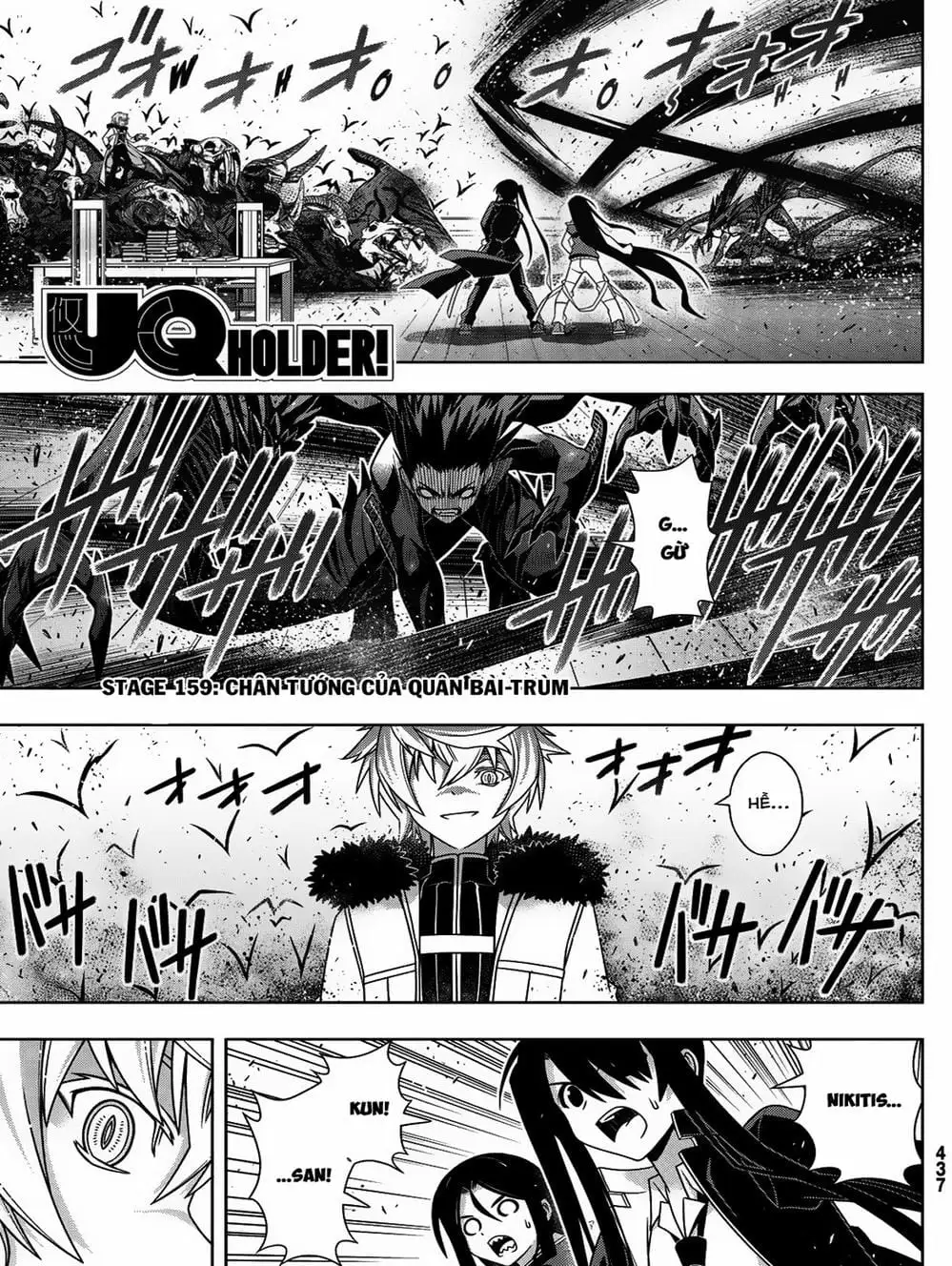 Truyện Tranh Lựa Chọn Phân Kỳ - Uq Holder! trang 9