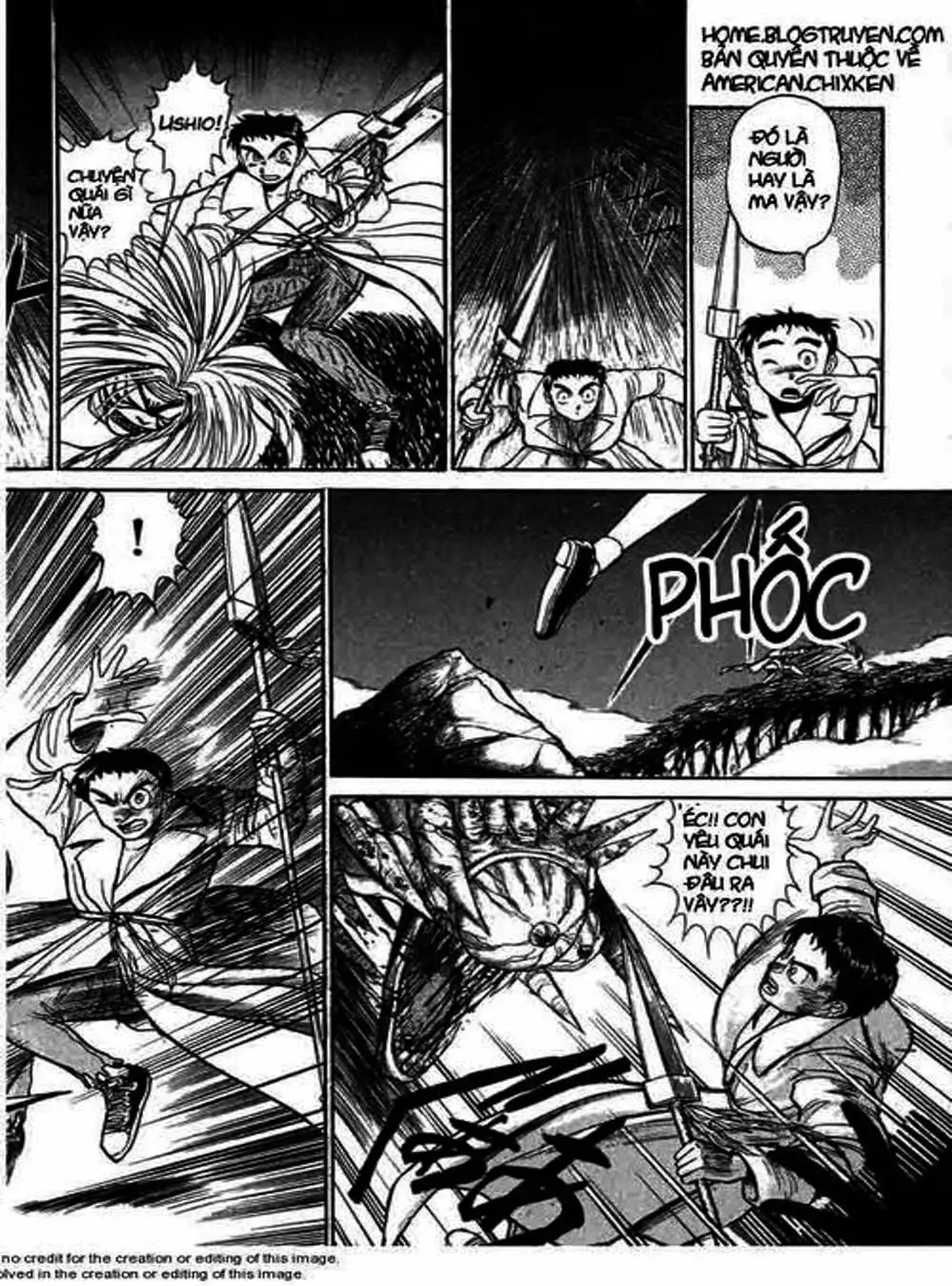 Truyện Tranh Cậu Bé Thần Giáo - Ushio And Tora trang 5