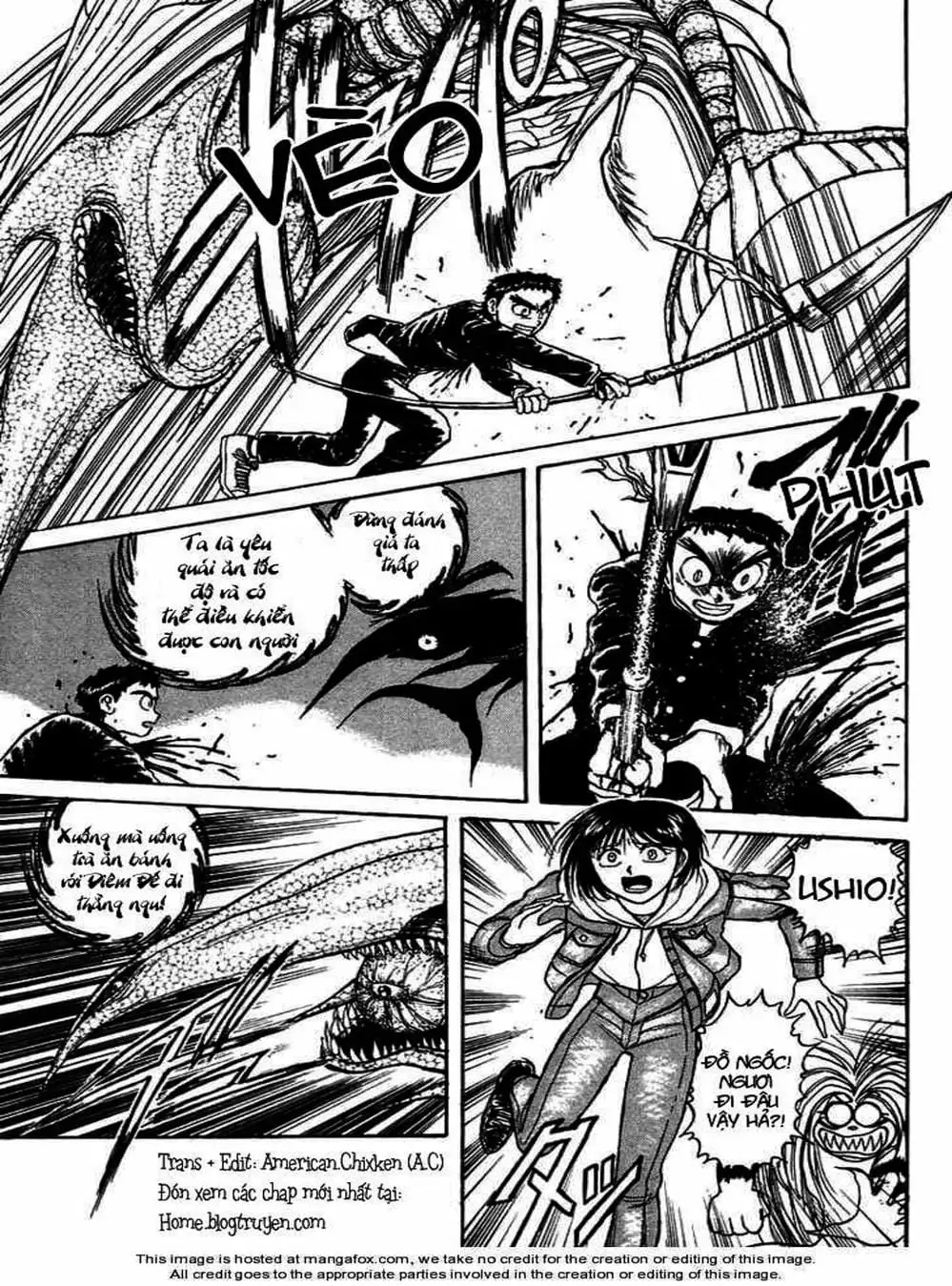 Truyện Tranh Cậu Bé Thần Giáo - Ushio And Tora trang 5