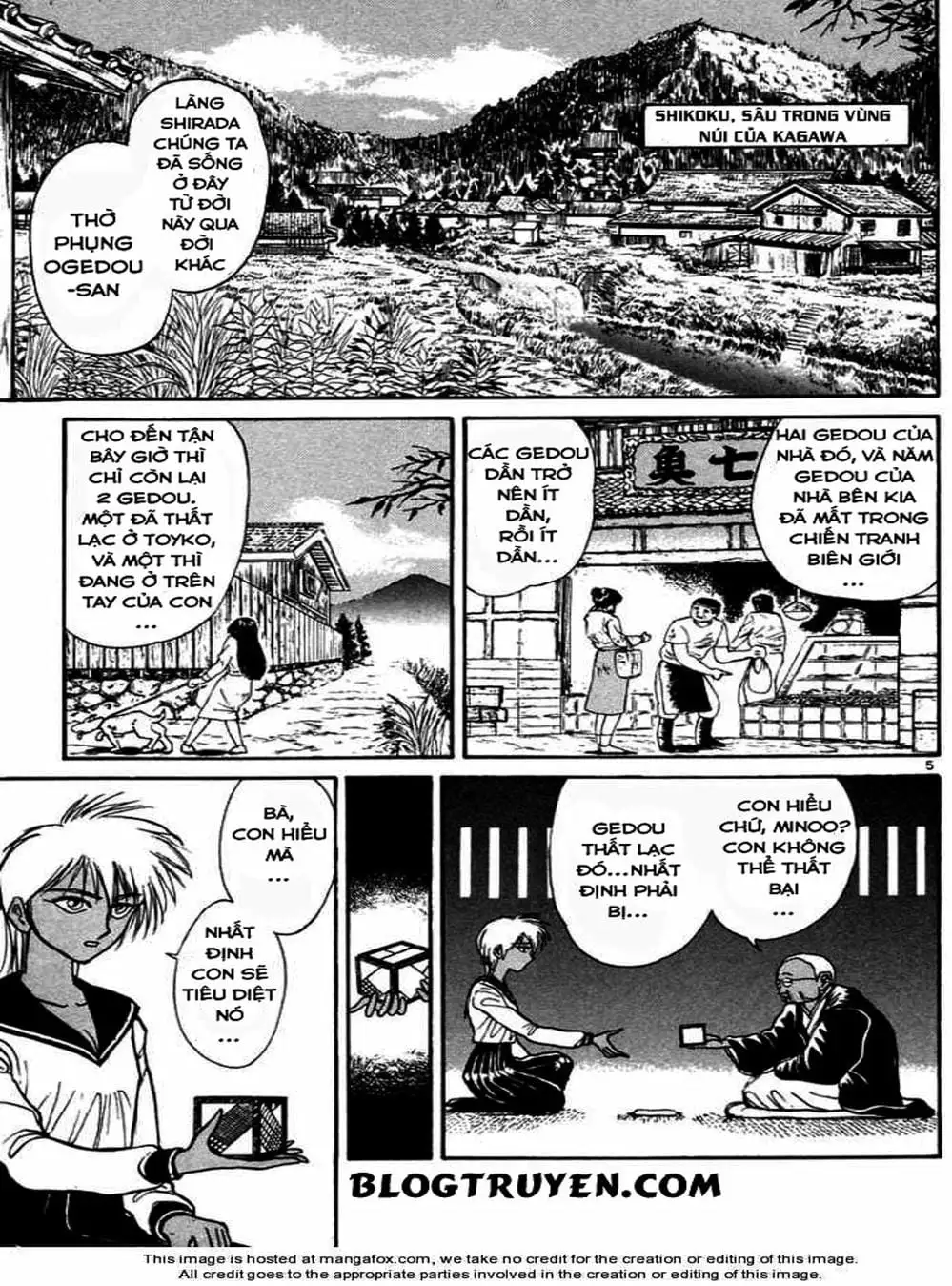 Truyện Tranh Cậu Bé Thần Giáo - Ushio And Tora trang 5