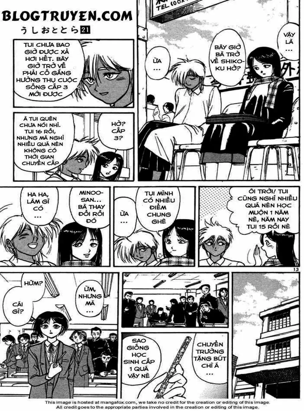 Truyện Tranh Cậu Bé Thần Giáo - Ushio And Tora trang 5