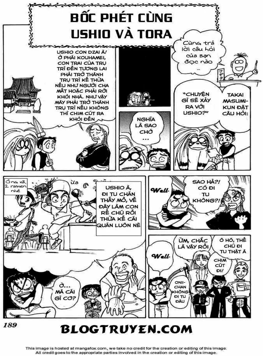 Truyện Tranh Cậu Bé Thần Giáo - Ushio And Tora trang 5