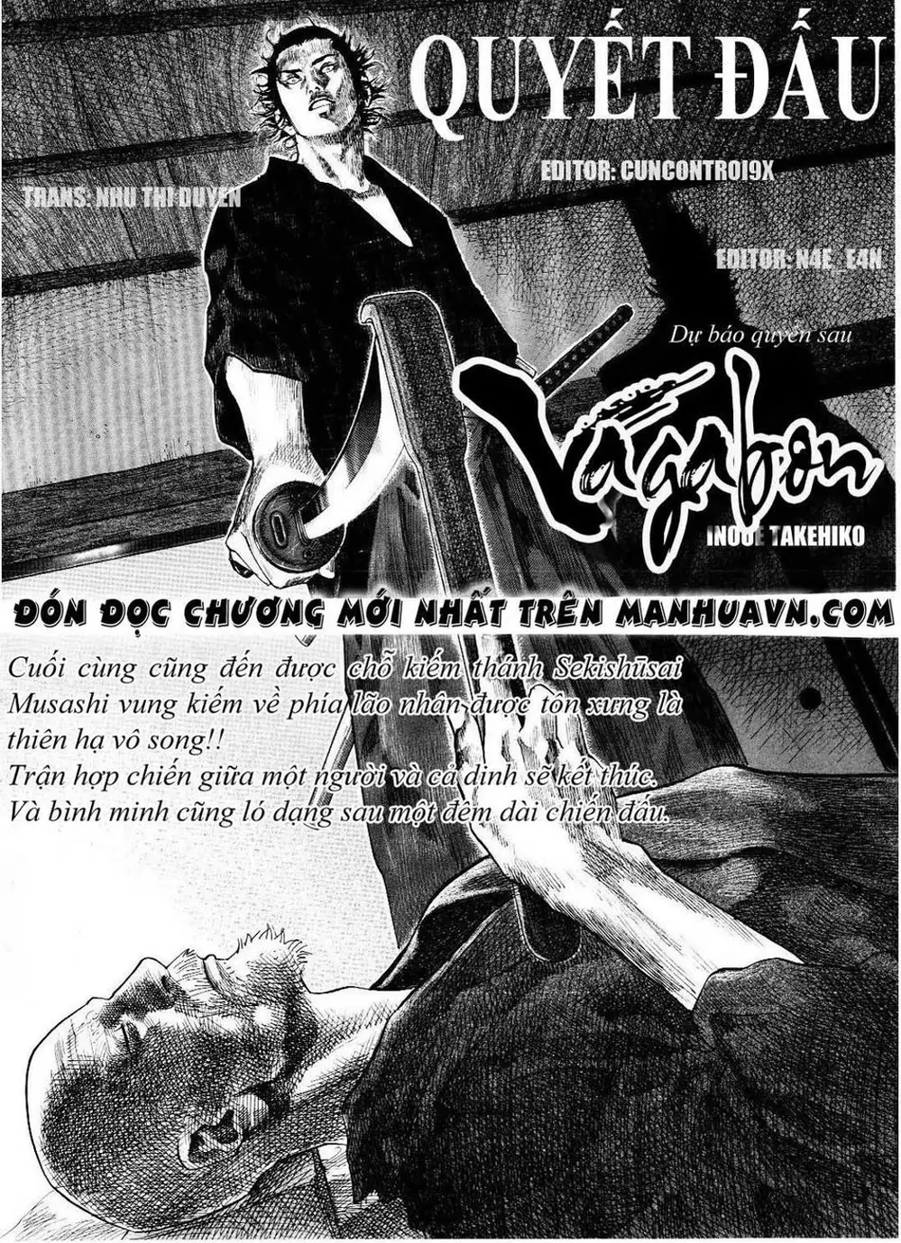 Truyện Tranh Lãng Khách - Vagabond trang 4