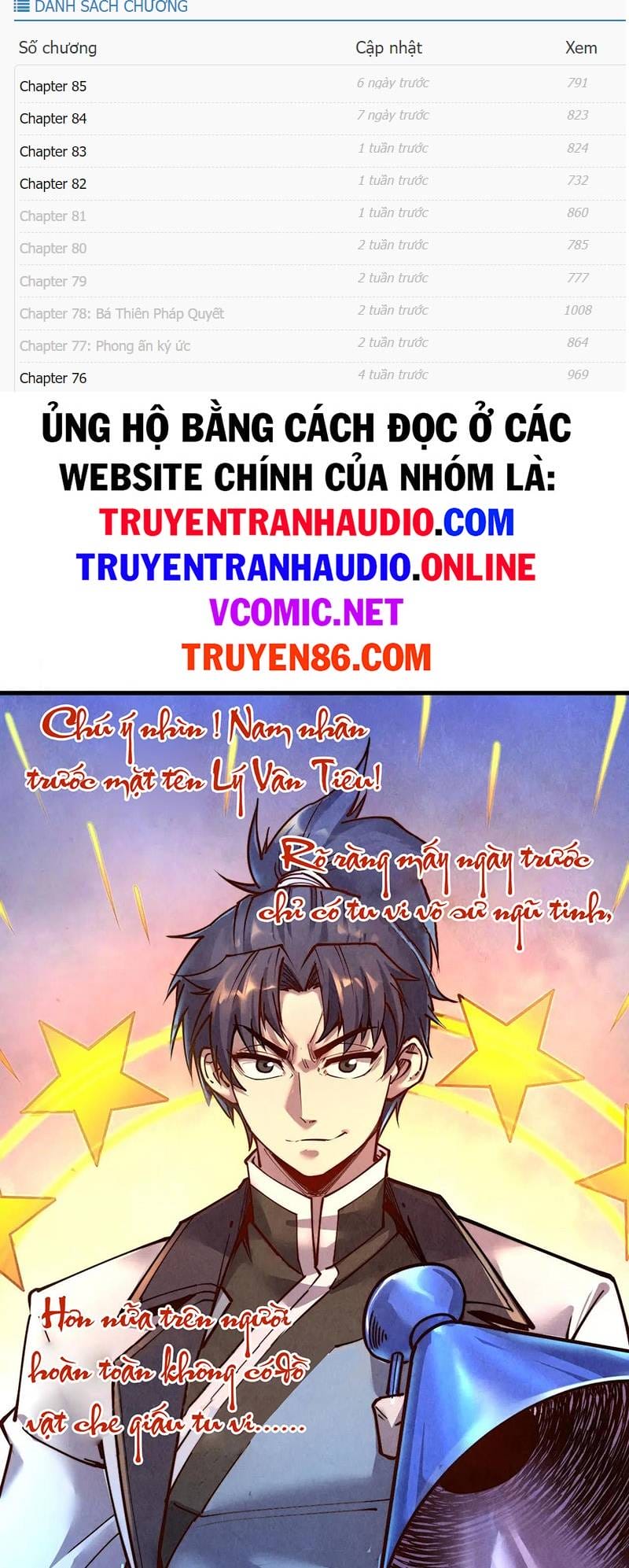 Truyện Tranh Vạn Cổ Chí Tôn trang 5