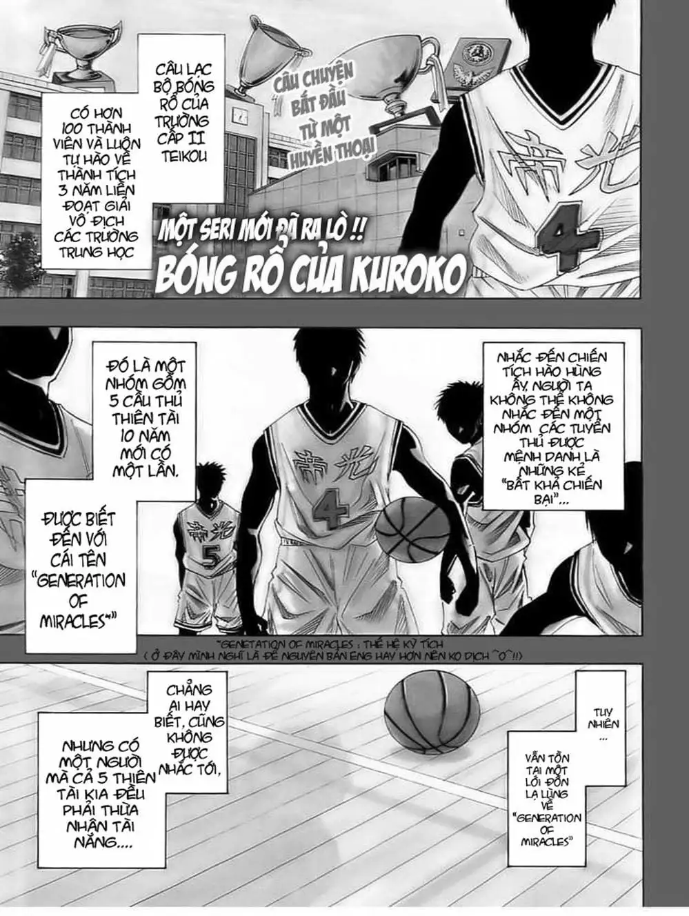 Truyện Tranh Vua Bóng Rổ - Kuroko’s Basketball trang 3