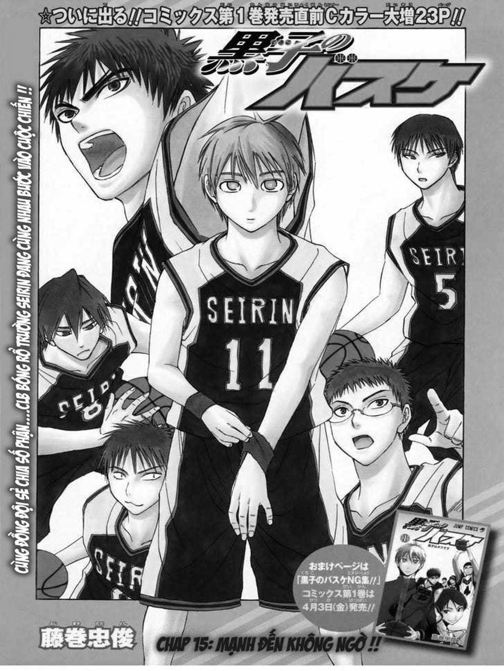 Truyện Tranh Vua Bóng Rổ - Kuroko’s Basketball trang 3