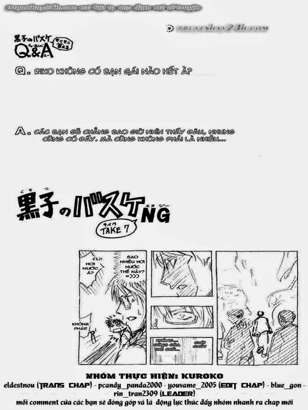 Truyện Tranh Vua Bóng Rổ - Kuroko’s Basketball trang 3