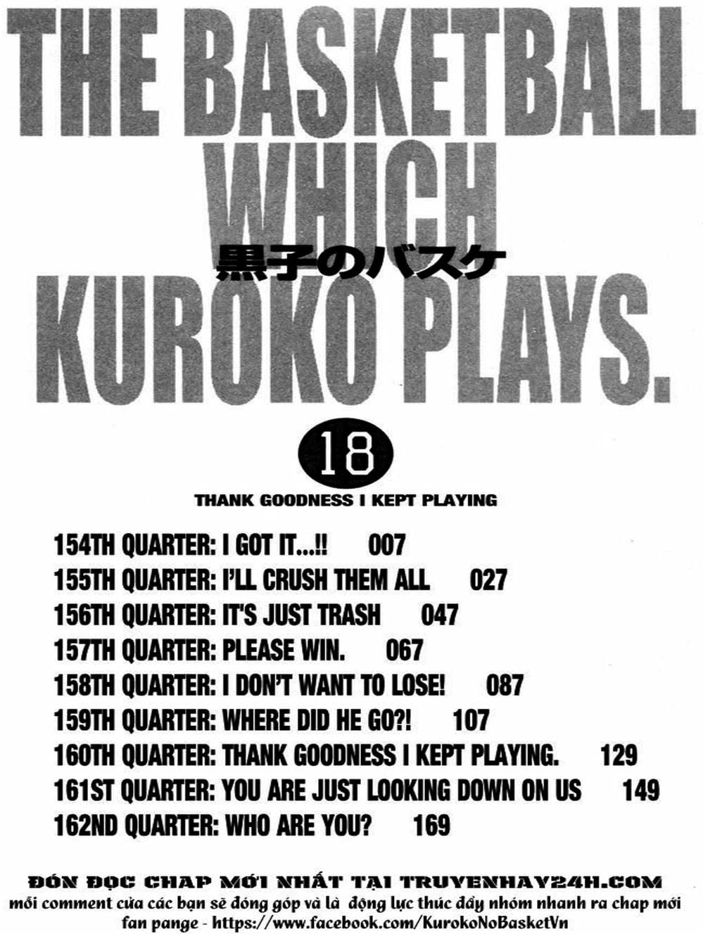 Truyện Tranh Vua Bóng Rổ - Kuroko’s Basketball trang 3