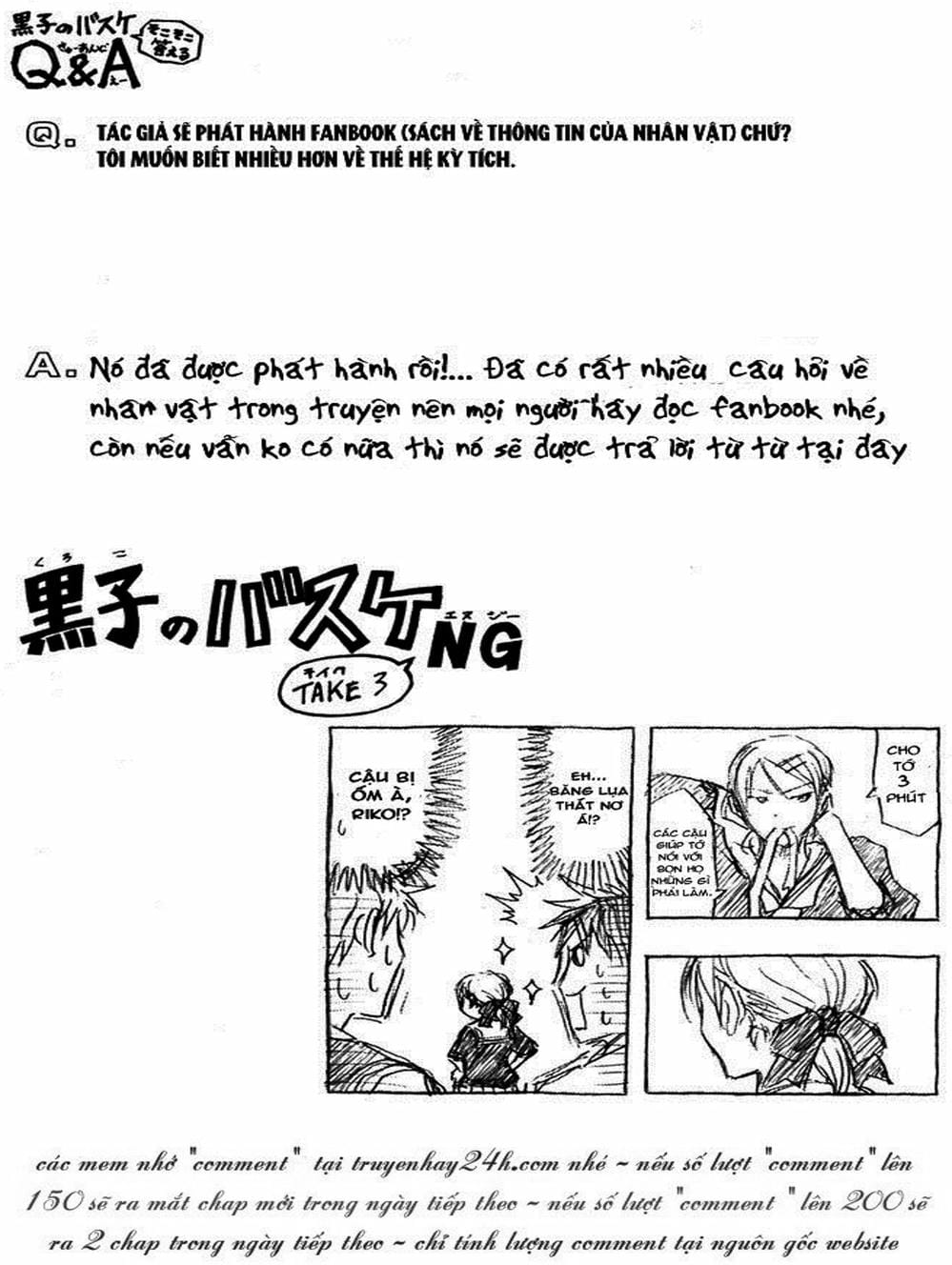 Truyện Tranh Vua Bóng Rổ - Kuroko’s Basketball trang 3