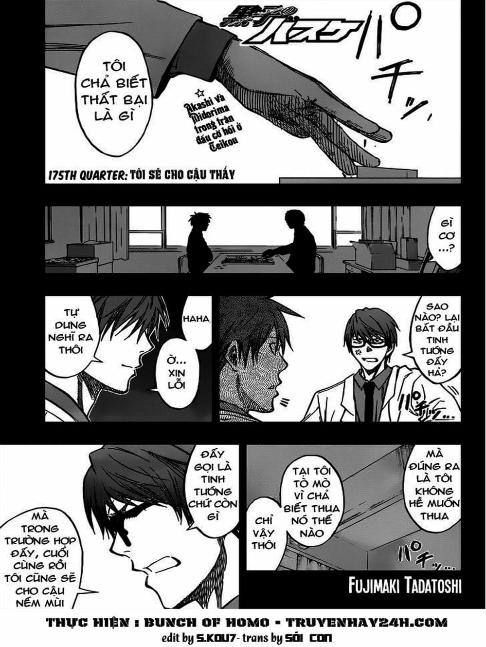 Truyện Tranh Vua Bóng Rổ - Kuroko’s Basketball trang 3