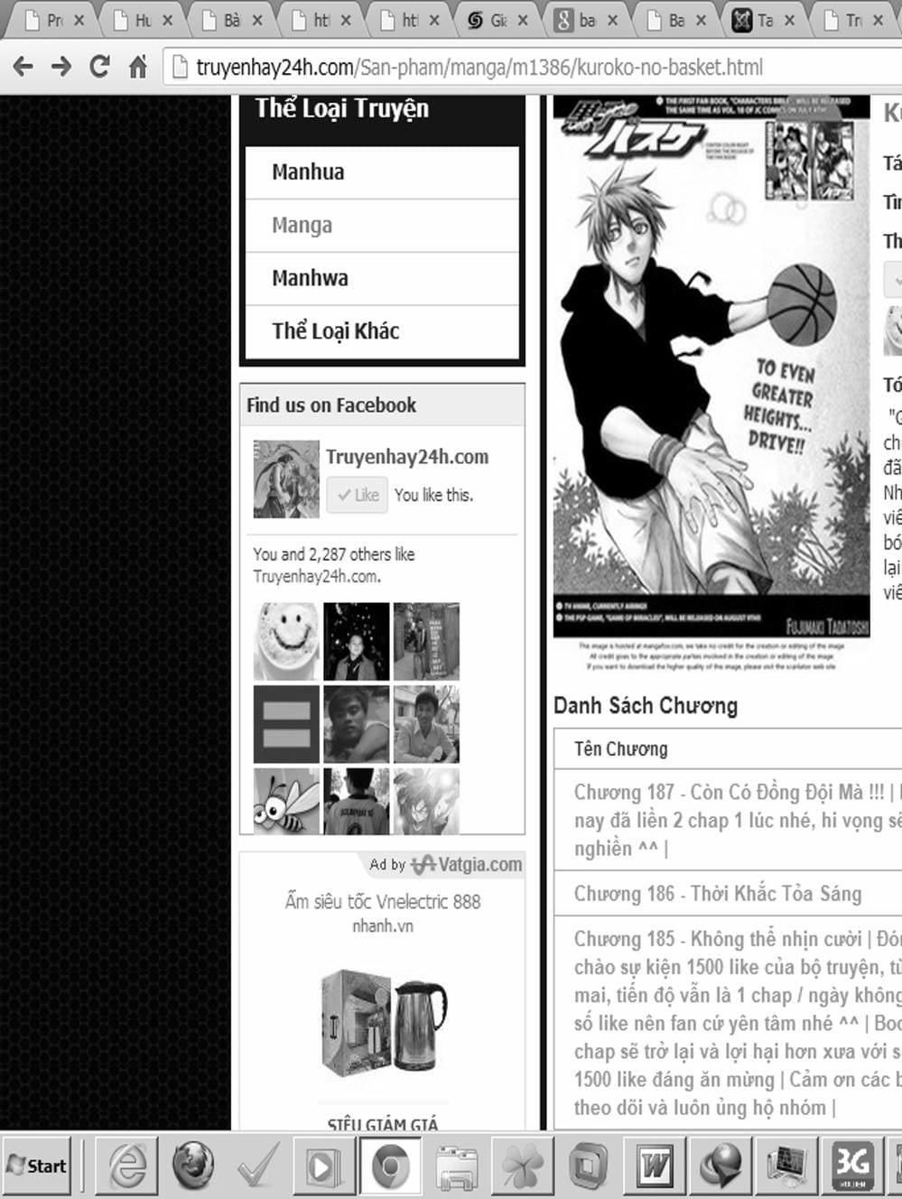 Truyện Tranh Vua Bóng Rổ - Kuroko’s Basketball trang 3