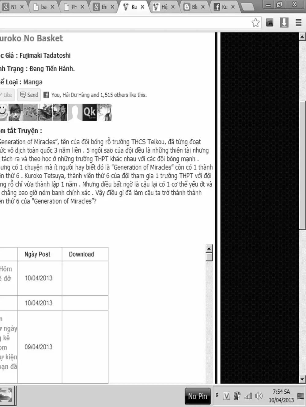 Truyện Tranh Vua Bóng Rổ - Kuroko’s Basketball trang 3