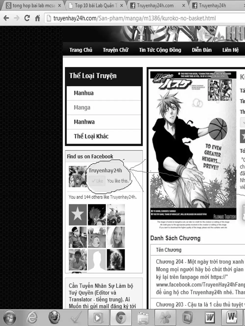 Truyện Tranh Vua Bóng Rổ - Kuroko’s Basketball trang 3