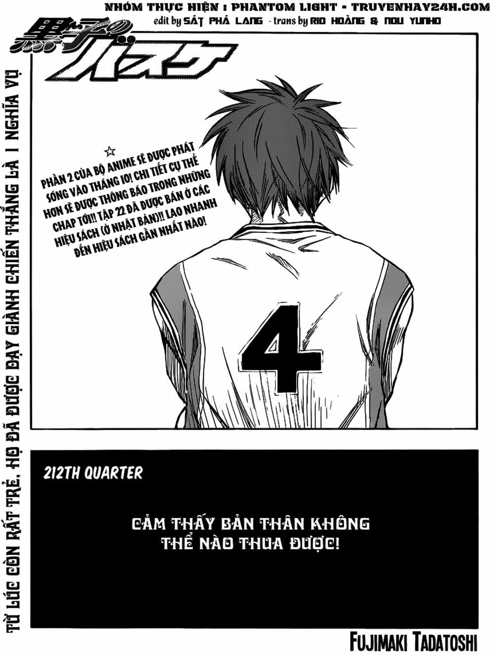 Truyện Tranh Vua Bóng Rổ - Kuroko’s Basketball trang 3
